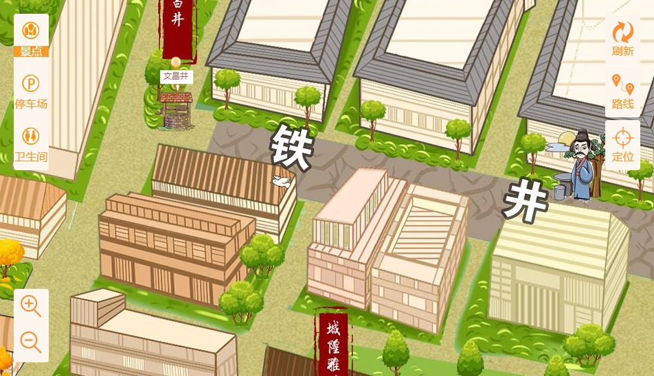 东源智慧景区：手绘地图与语音导览的完美融合